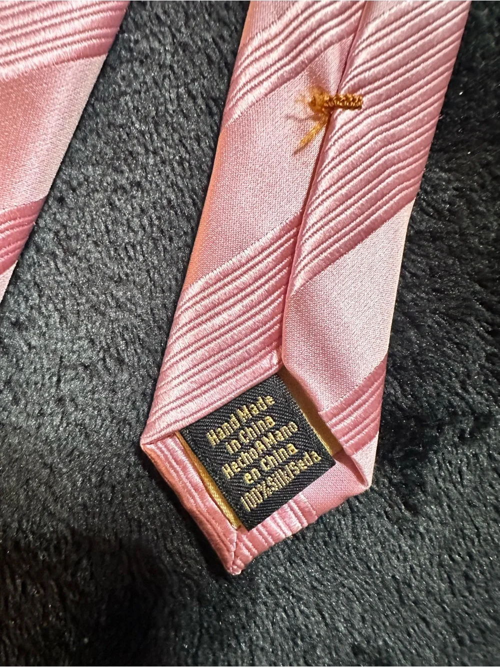 Donald J. Trump Signature Collection‎ Pink Striped Silk Tie Made in Italy